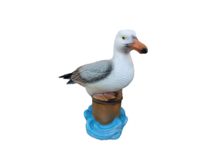 Seagull 35cm Figure Statue Garden Decoration Sculpture Deco Sculptures