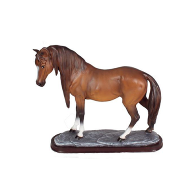 Horse figure abstract figures statues modern colorful painted new 38cm statue