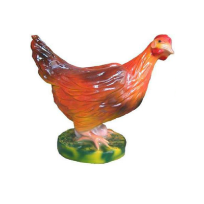 Decorative Figurines Hen made of Plastic Easter Decor Chicken Garden Figurine Height 32 cm New