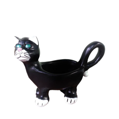 Cat Figure Statue Garden Decoration Sculpture Deco Sculptures