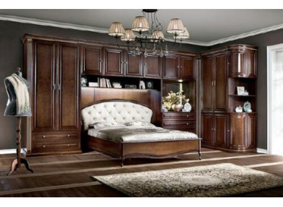Bed Bedroom Royal Bedroom + Upper Cabinet Wardrobe New Verona IV