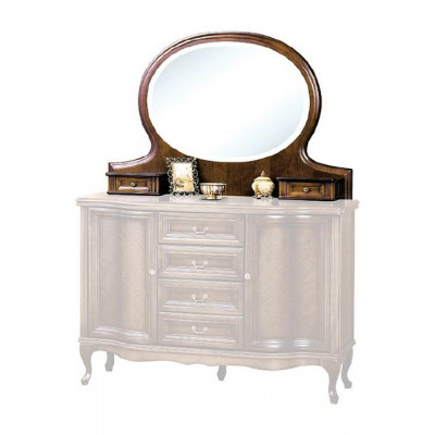 Classic dining room display cabinet, sideboard, chairs, table, Chippendale living room set, 10 pieces
