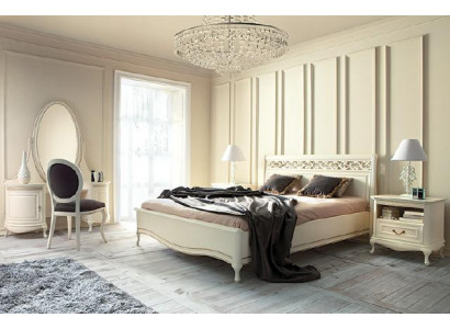 Italic Style Set 5-piece Bed Designer Exclusive Luxury Bed Beds Double Bed