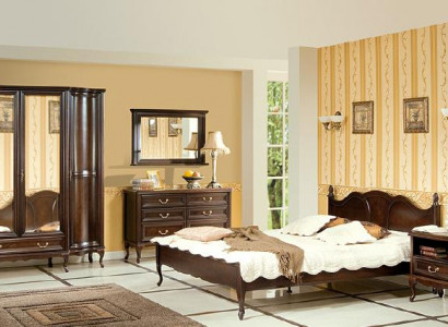 Italian style bedroom complete furniture bed nightstand wardrobe dresser 1