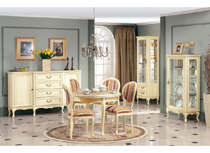 Classic dining room sideboard table chairs showcase King Chippendale Wersal1