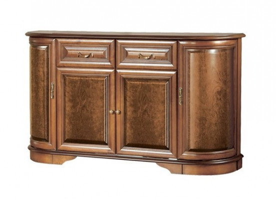 Complete living room display cabinet sideboard table display cabinet dining room set 4-piece