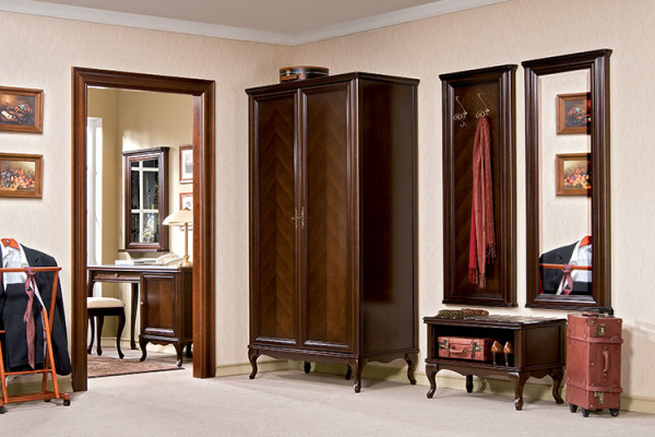 Hallway Wardrobe Set Real Wood Hall Wall Wardrobe Italian Furniture Wardrobe