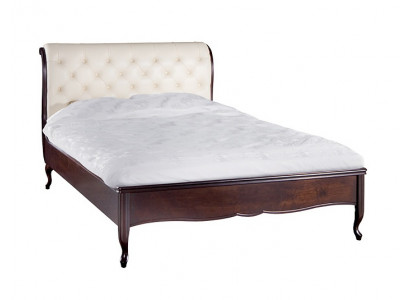Chesterfield bed, beds, double bed, marital bed, Italian furniture, wood, leather, textile