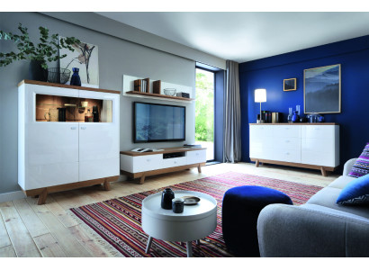 Living Room Furniture Set Wall Unit Sideboard Display Cabinet Shelf Design Hotel Furniture New