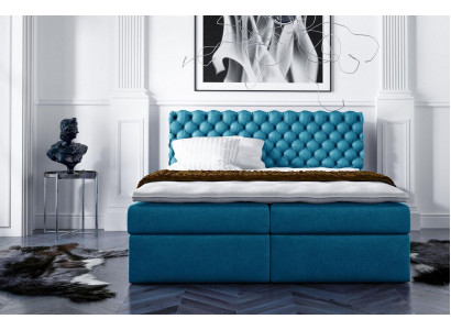 Chesterfield box spring bed double bed marriage bed bed upholstered bed beds 200x200cm