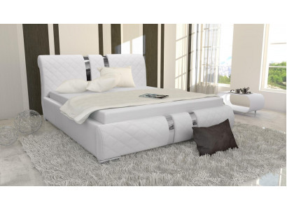 Bed frame with box bed bed frame white beds 180cm double bed marital bed new