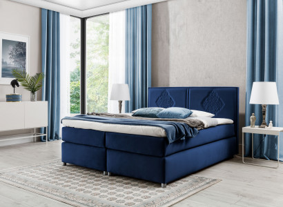 Box spring bed bedroom beds upholstery design double hotel luxury 200x200 new
