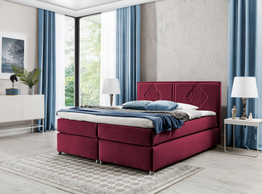 Box spring bed bedroom beds upholstery design double hotel luxury 200x200 new
