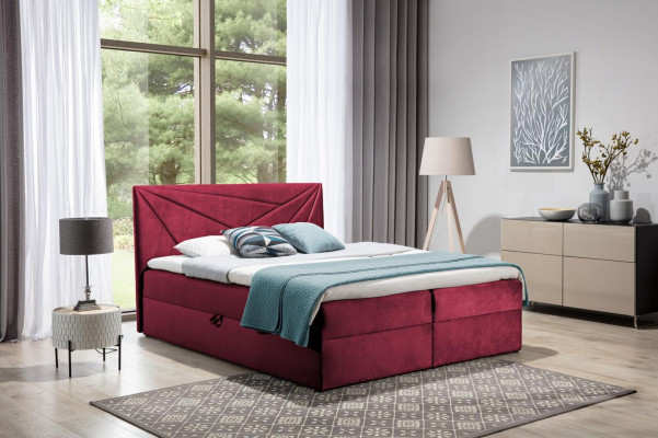 Double bed bed with storage box spring bed marriage bed beds upholstered bed 180cm