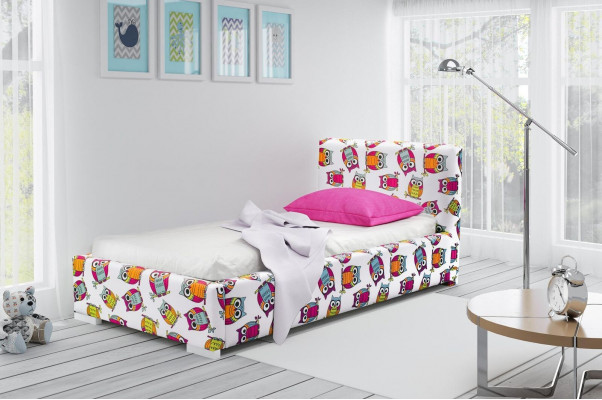 Youth bed children's bed kids design modern bed children's room 90 cm bed box new