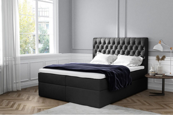 Box spring bed double bed marriage bed bed frame bed upholstered bed beds 180x200cm