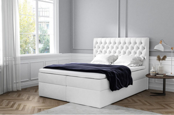 Box spring bed double bed marriage bed bed frame bed upholstered bed beds 180x200cm