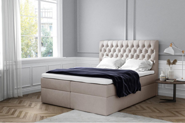 Box spring bed double bed marriage bed bed frame bed upholstered bed beds 180x200cm