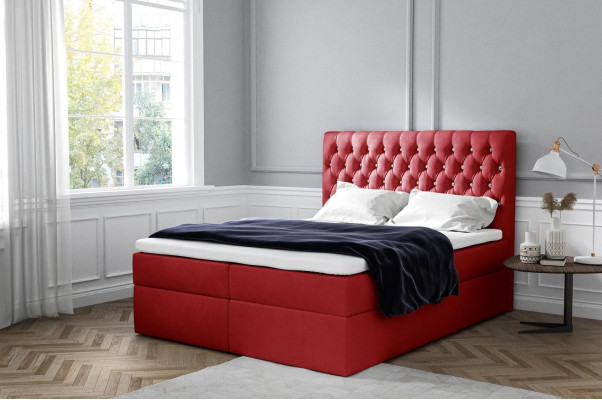 Box spring bed double bed marriage bed bed frame bed upholstered bed beds 180x200cm