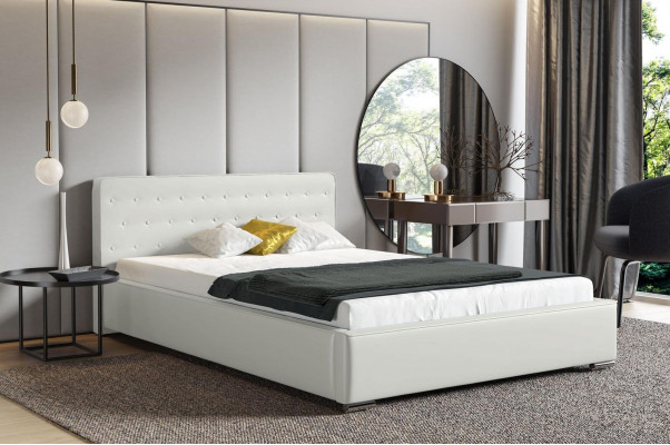 Double bed, marital bed, bed frame, bed, upholstered bed, beds, polyester, bed frame, new.