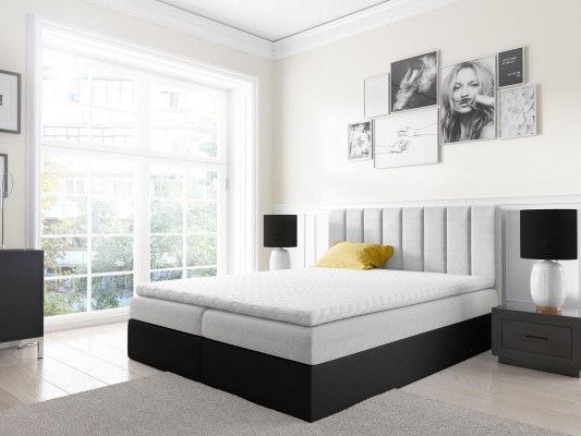 Box spring bed double bed bed with bed base marital bed beds 180cm upholstered bed