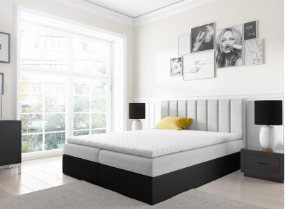 Box spring bed double bed bed with bed base marital bed beds 180cm upholstered bed