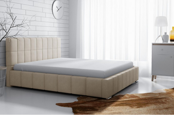 Bed frame Design Double Hotel Modern Bedroom Bed Beds Upholstered Bed New