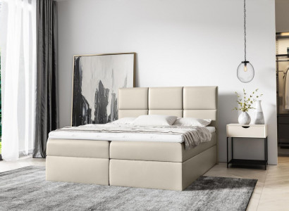 Upholstered Bed Box Spring Bed 160x200 Design Double Hotel Modern Bed Beds Furniture