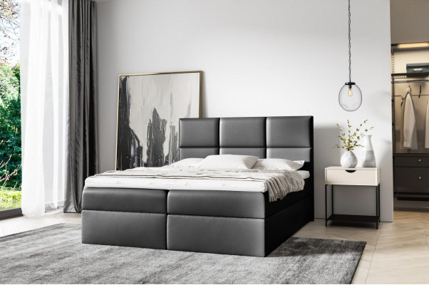 Upholstered Bed Box Spring Bed 160x200 Design Double Hotel Modern Bed Beds Furniture