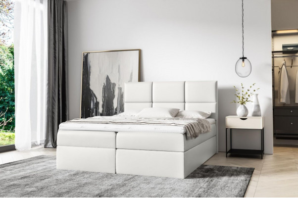 Upholstered Bed Box Spring Bed 160x200 Design Double Hotel Modern Bed Beds Furniture