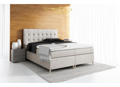 Upholstered bed, bed, box spring bed, design, double, hotel, modern, beds, bedroom
