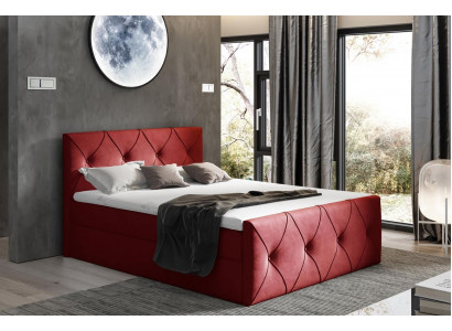 Bed box bed bedroom beds box spring bed textile design double hotel new