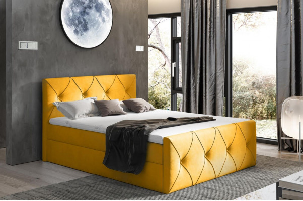 Bed box bed bedroom beds box spring bed textile design double hotel new