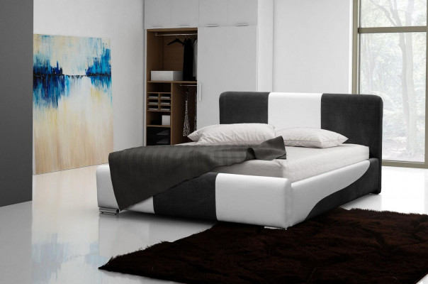 Bed bed frame bedroom design double hotel modern fabric 160x200 beds new