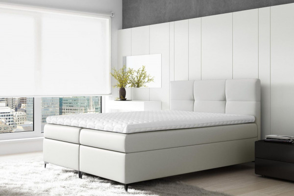 Luxury furniture double hotel bed bedroom beds box spring bed upholstered bed new