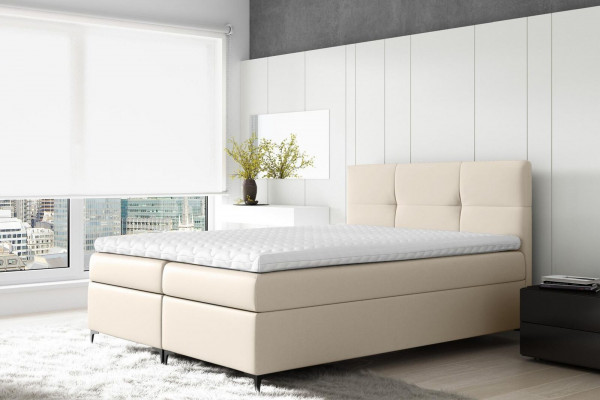 Luxury furniture double hotel bed bedroom beds box spring bed upholstered bed new