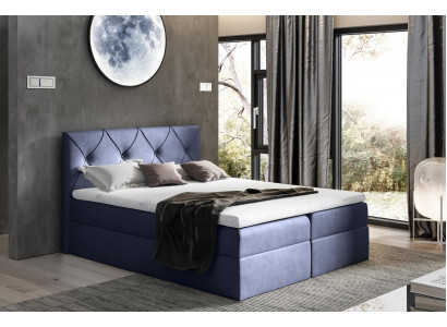 Modern bed bedroom beds 200x200 box spring bed textile design double