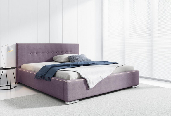 Bed frame double bed bed marital bed beds upholstered bed bedroom gray new