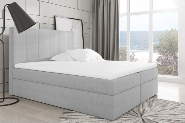 Modern bed bedroom beds fabric box spring bed textile design double hotel