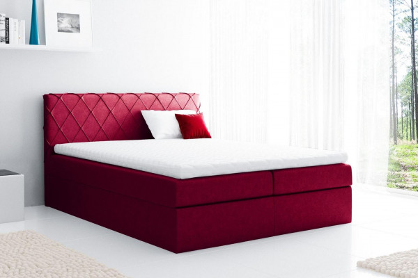 Box spring bed double bed matrimonial bed bed frame upholstered bed beds 200x200cm