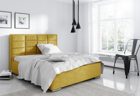 Bed frame fabric textile design double hotel modern bed bedroom beds new