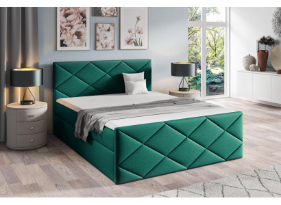 Bed, Bed Box, Box Spring Bed 180x200, Bedroom Design, Double, Modern.