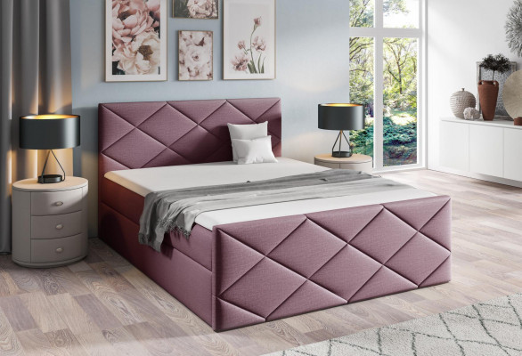 Bed, Bed Box, Box Spring Bed 180x200, Bedroom Design, Double, Modern.