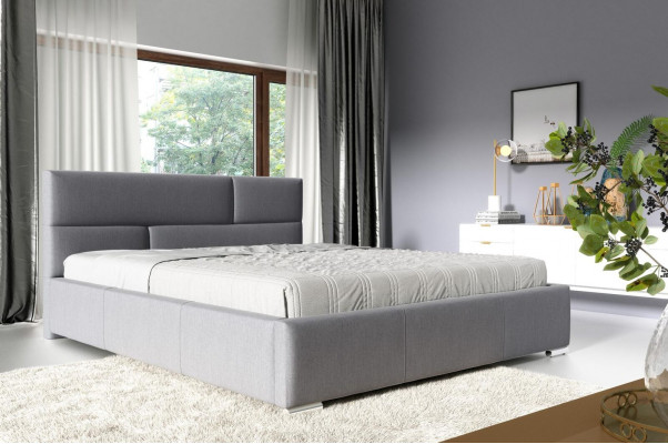 Bed frame bedroom design double hotel modern fabric new 180x200 furniture