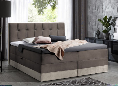 Box spring bed furniture double hotel 180x200 bedroom bed with storage box new