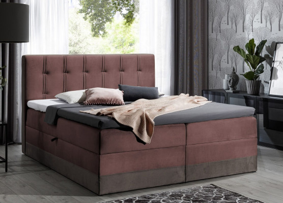 Box spring bed furniture double hotel 180x200 bedroom bed with storage box new