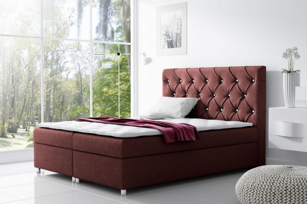 Chesterfield Bett Modern Boxspring Bed Double Bed Upholstered Bed Beds 200x200 New