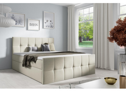 Bed Bed box Spring box bed Bedroom Upholstered Design Double Modern