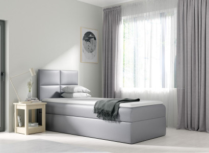 Bed bed box, bedroom design, hotel single 80 cm, youth bed, box spring bed.