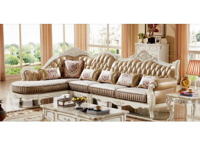 Living room corner sofa couch upholstered furniture leather sofas